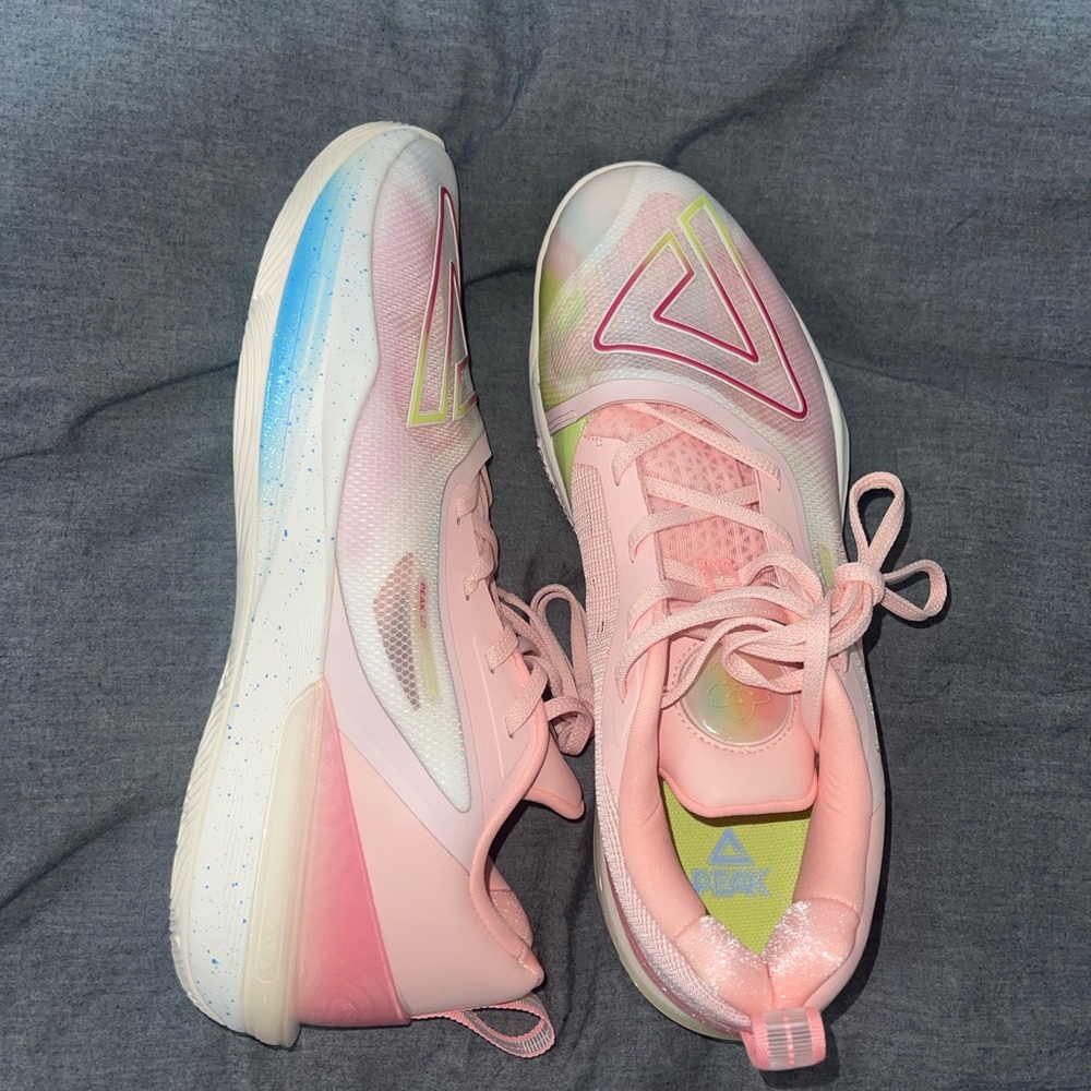 Men's Athletic Shoes in Pink and Blue